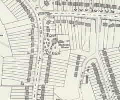 OS Map of Radcliffe House 1938
